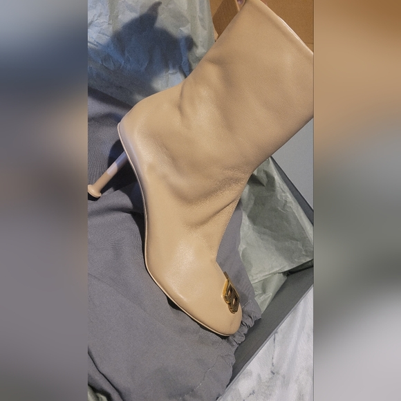 BALENCIAGAGROUPIE BOOTIE 80MM LEATHER BOOTS - Picture 4 of 6